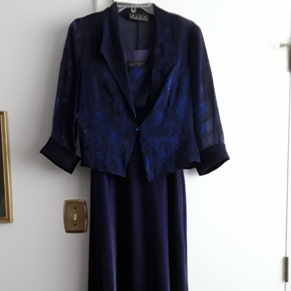 Alex Evenings Blue Jacket, no dress